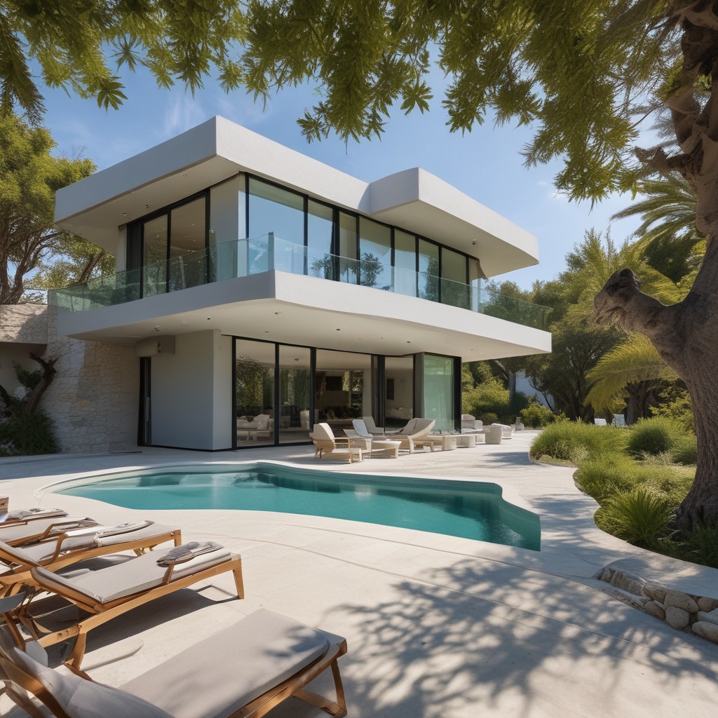 View of Modern Luxury Villa